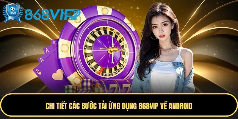 Chi tiết các bước tải ứng dụng 868VIP về Android