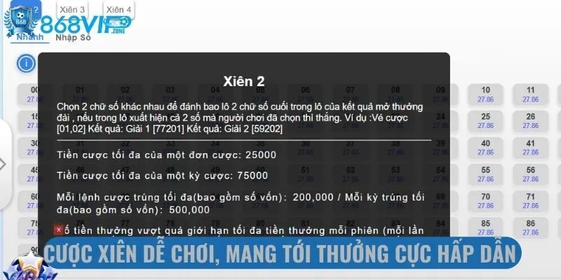 Cược xiên dễ chơi, mang tới thưởng cực hấp dẫn