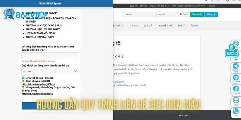 Hướng dẫn quy trình liên hệ cực đơn giản với 3 bước